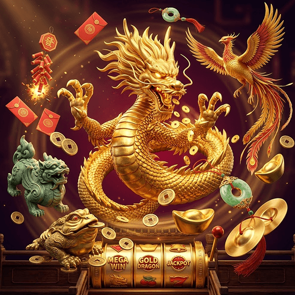 A vibrant digital display of premium online casino games and rewards
